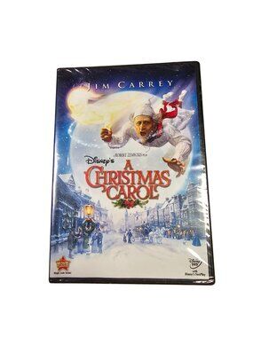 A Christmas Carol (NEW SEALED Disney DVD, 2010) Jim Carrey